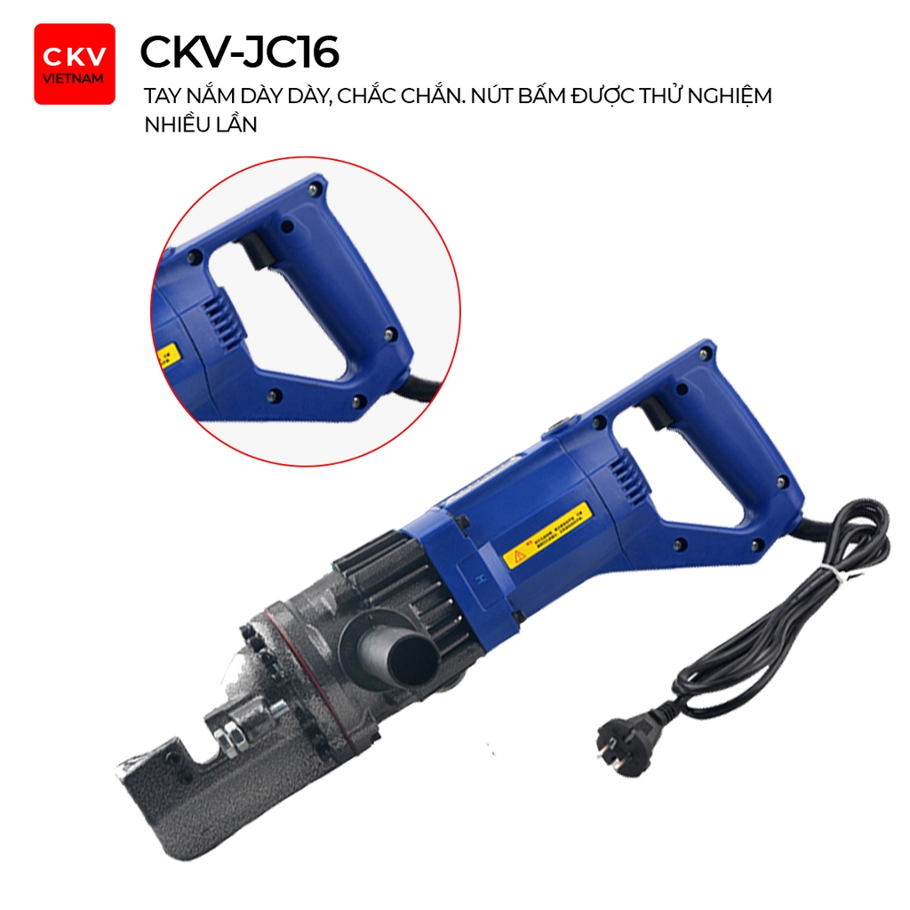 Máy cắt sắt thủy lực cầm tay CKV-JC16 D4-D16/220V-1200W/Lực cắt 13T