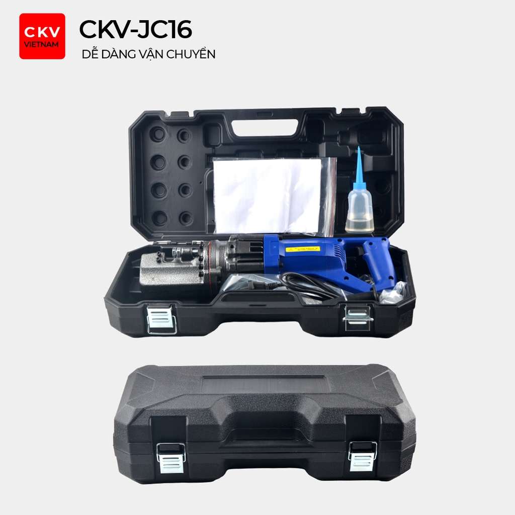 Máy cắt sắt thủy lực cầm tay CKV-JC16 D4-D16/220V-1200W/Lực cắt 13T