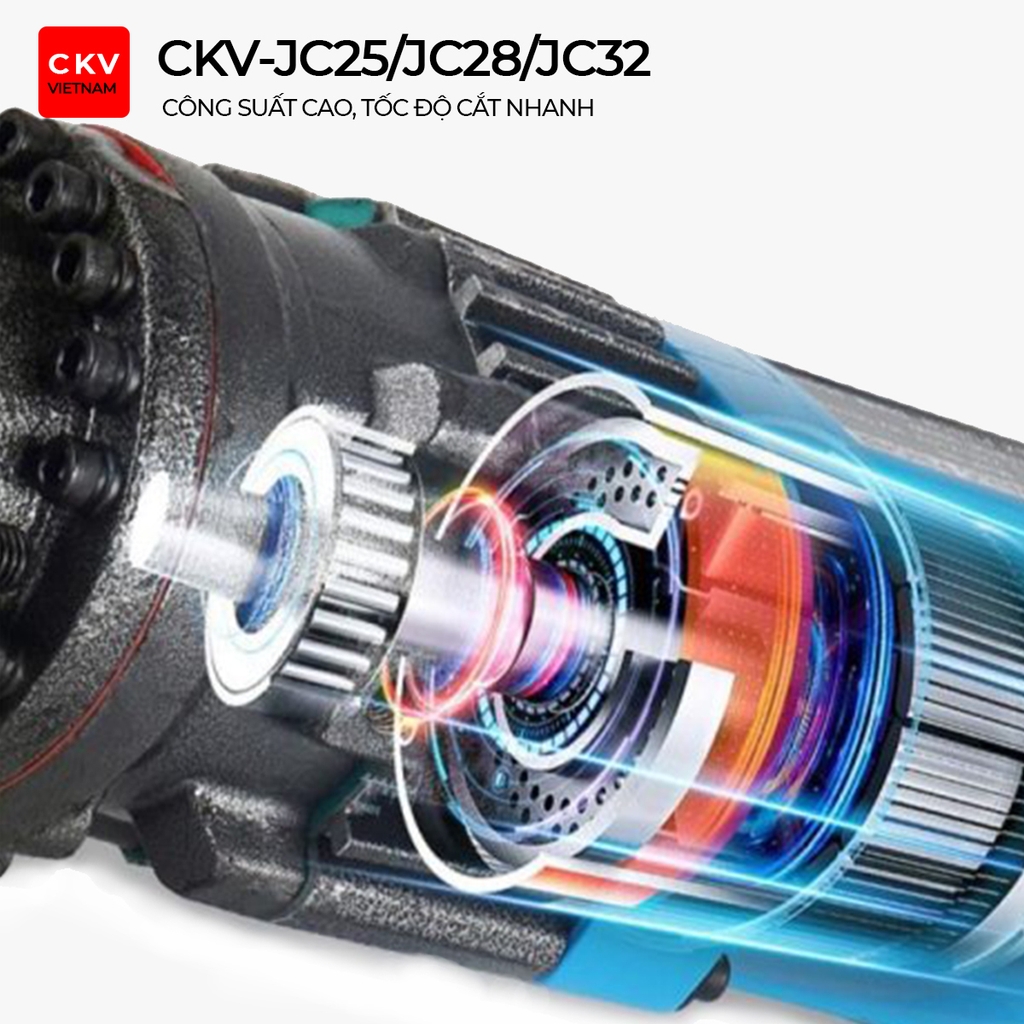 Máy cắt sắt thủy lực cầm tay CKV-JC32 D4-D32/220V-2000W/Lực cắt 40T