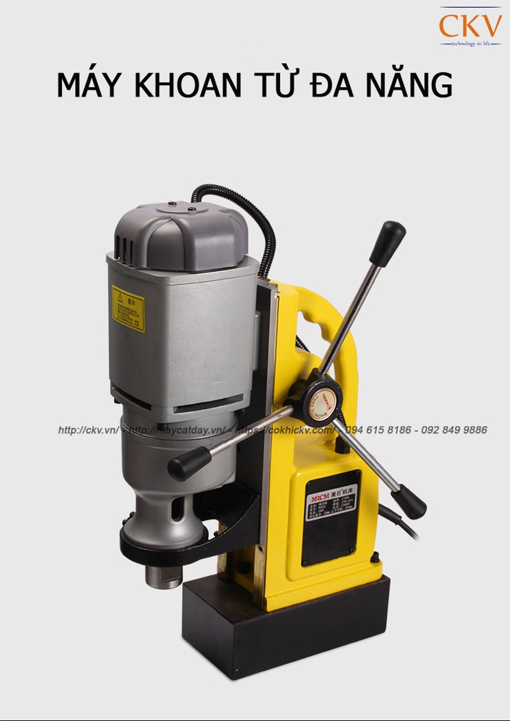 Máy khoan taro để bàn gắn đế từ MRCM D23 cỡ khoan 23mm taro M14