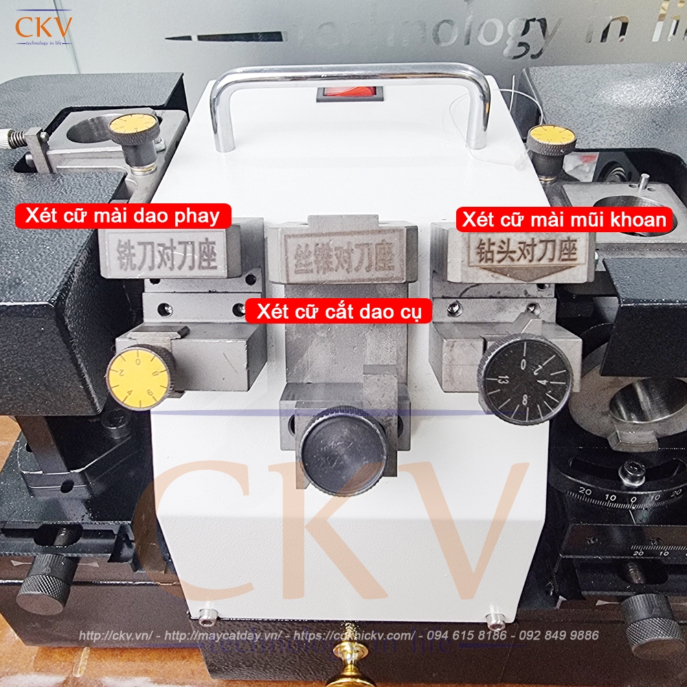 Máy mài dao phay ngón và mũi khoan D3-13 GD-313A/300W/5000Rpm