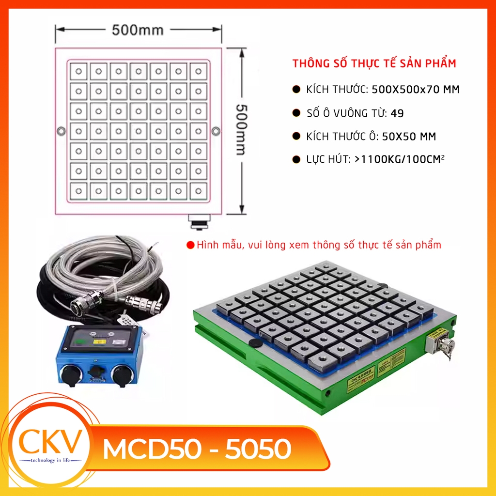 Bàn từ điện MCD50-5050 nhập khẩu, giá rẻ