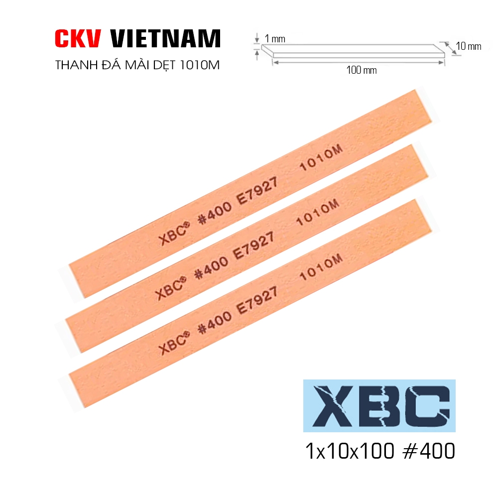 Thanh đá mài gốm XBC 1010M 1x10x100 #220-#1200 Japan
