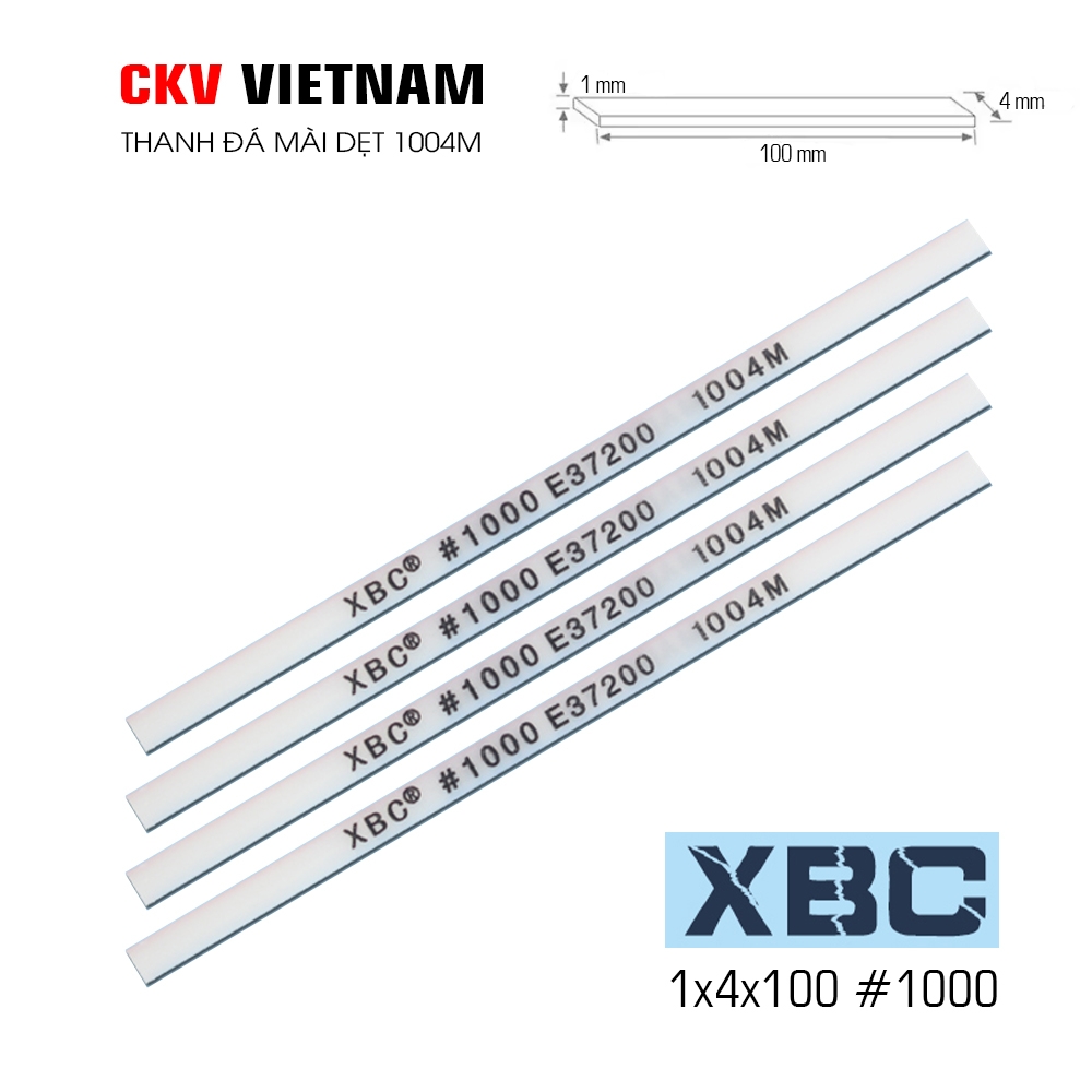 Thanh đá mài gốm XBC 1004M 1x4x100 #220-#1200 Japan