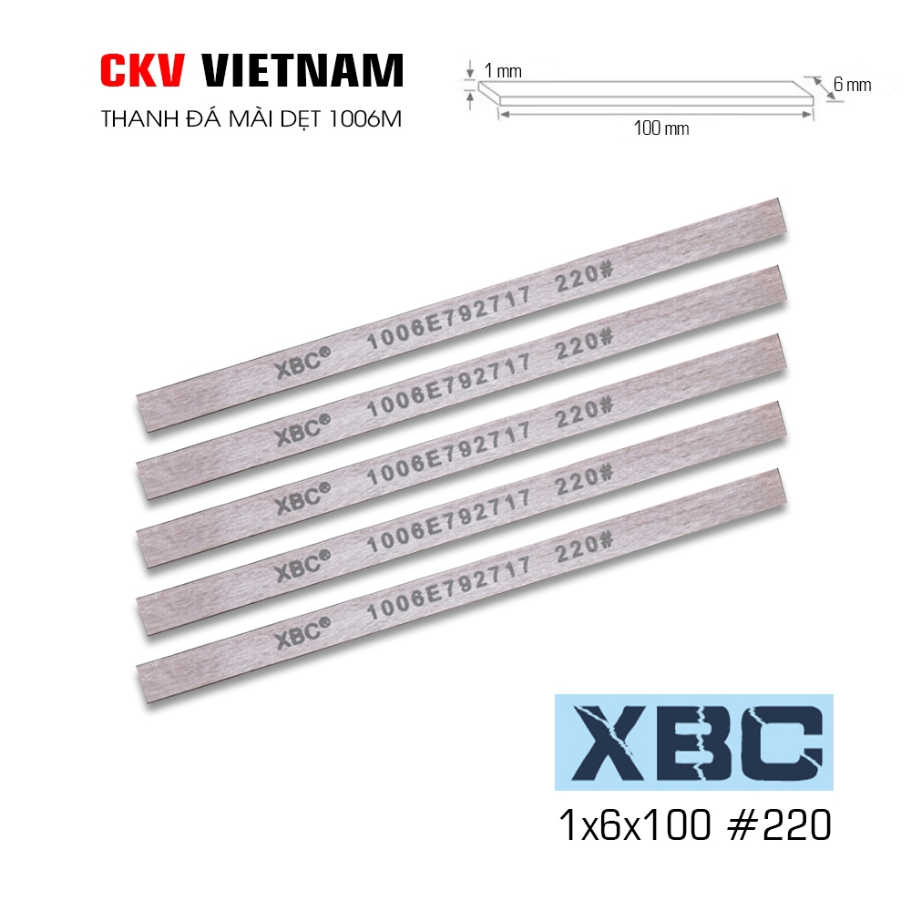 Thanh đá mài gốm XBC 1006M 1x6x100 #220-#1200 Japan