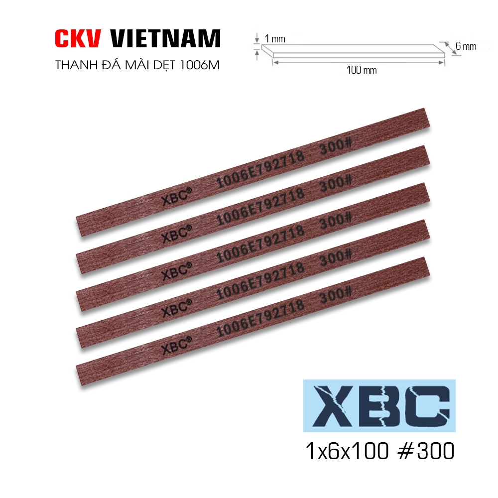 Thanh đá mài gốm XBC 1006M 1x6x100 #220-#1200 Japan