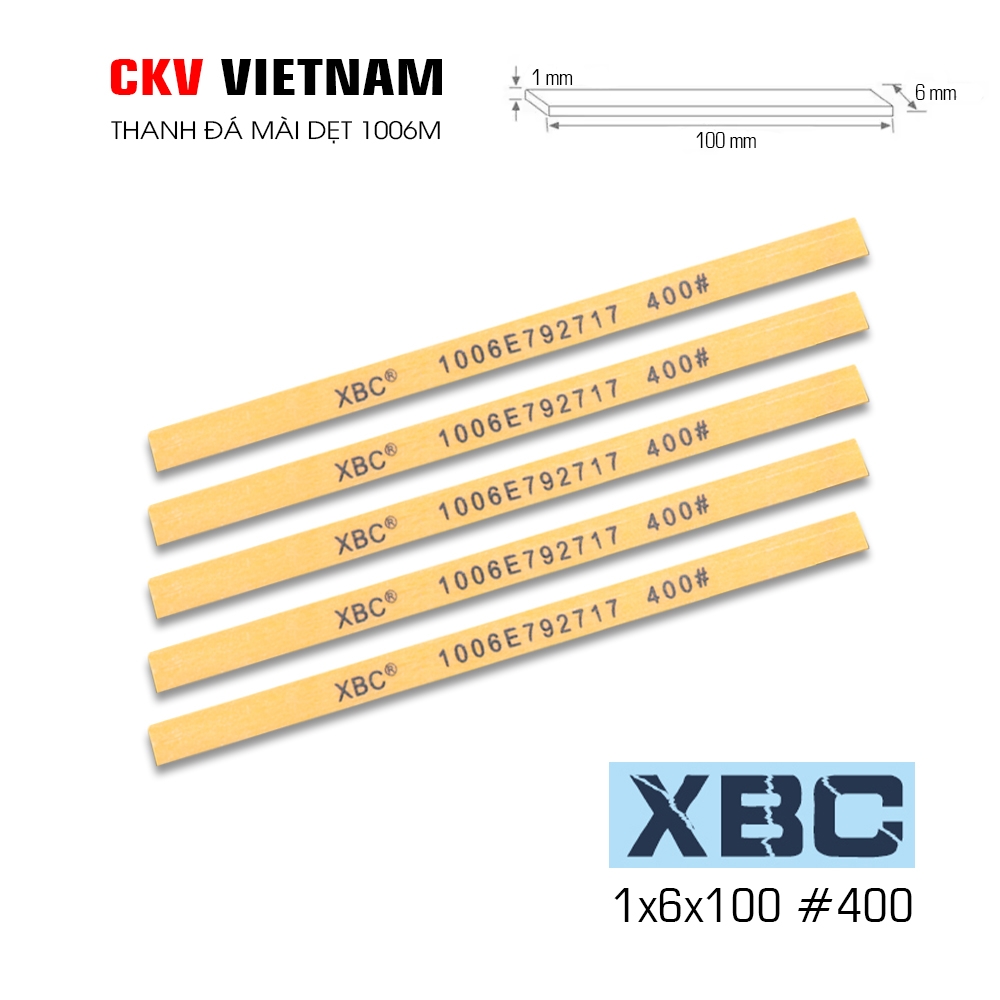 Thanh đá mài gốm XBC 1006M 1x6x100 #220-#1200 Japan