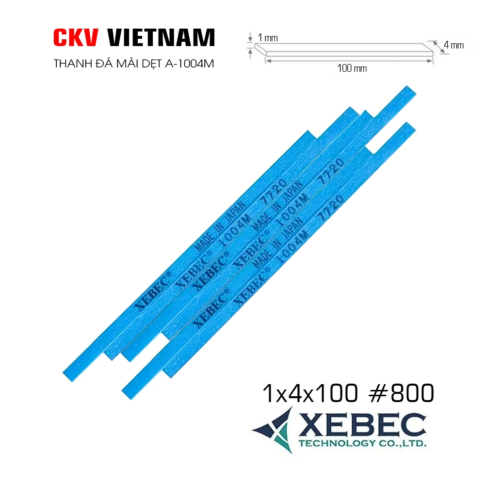 Thanh đá mài XEBEC A-1004M 1x4x100 #220-#1200 Japan