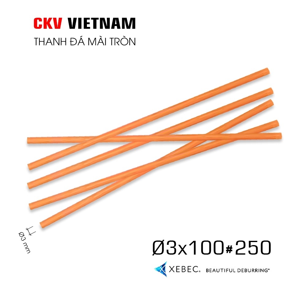 Thanh đá mài XEBEC Ø3x100 #180-#1200 Japan