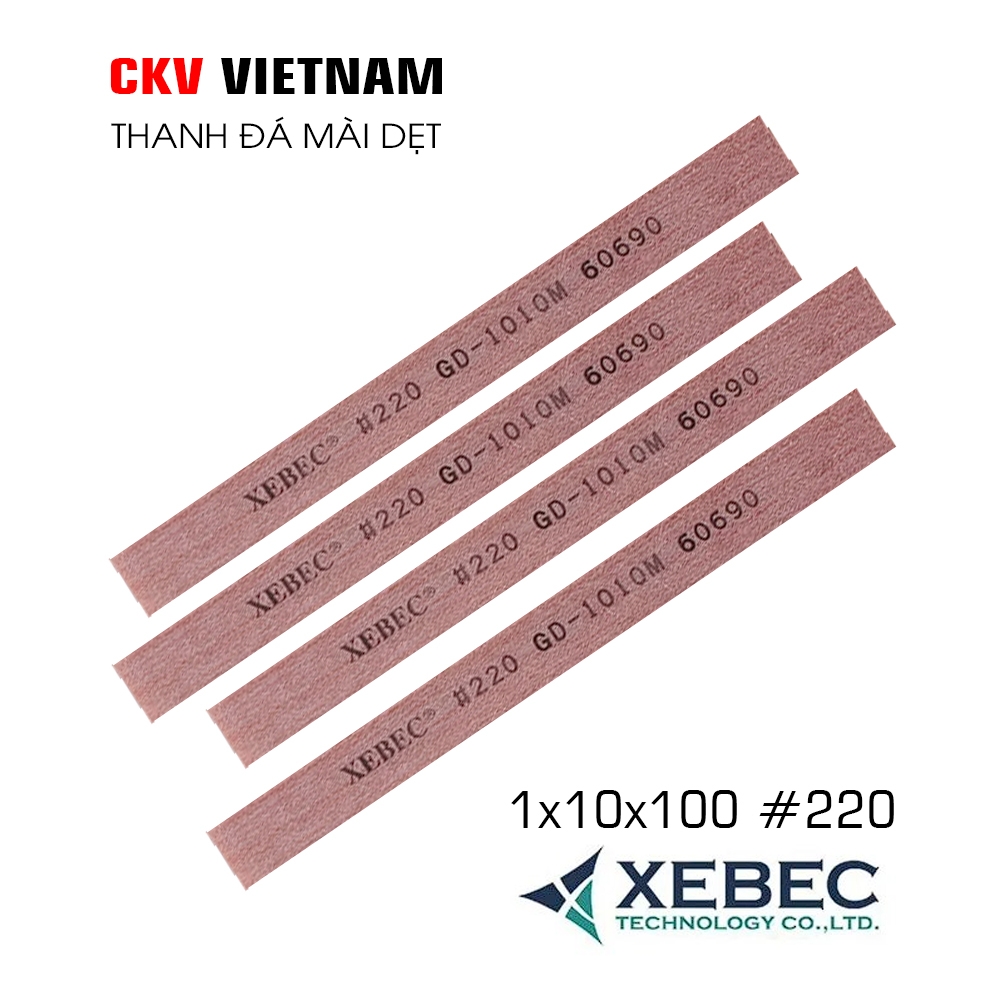 Thanh đá mài XEBEC G 1x10x100 #180-#1200 Japan