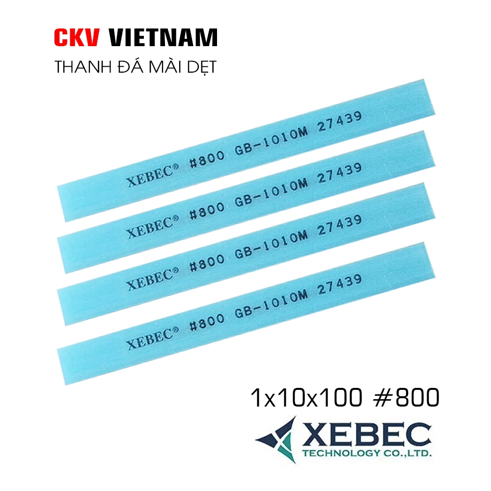Thanh đá mài XEBEC G 1x10x100 #180-#1200 Japan