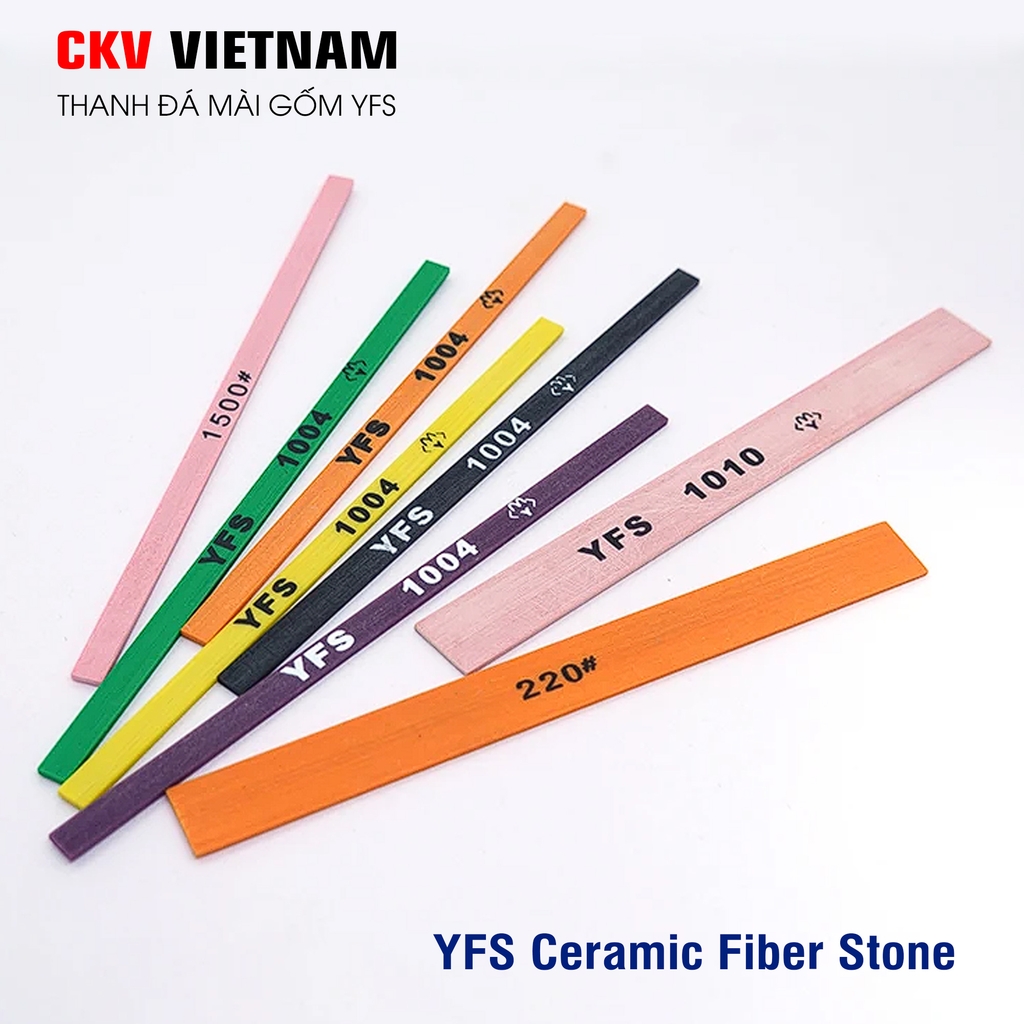 Thanh đá mài gốm YFS 1x6x100 150# - 1200# Taiwan