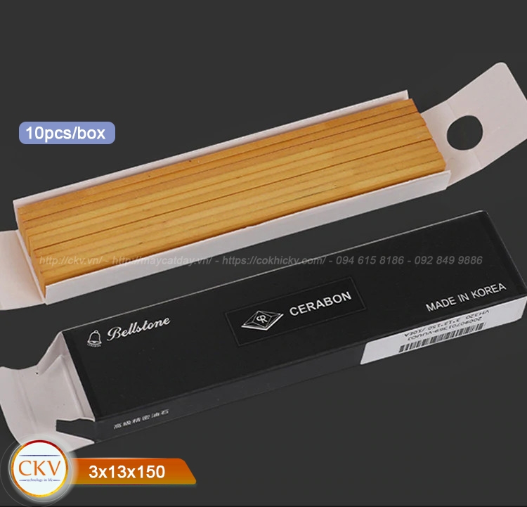 Đá mài dầu Bellstone cầm tay mài dũa khuôn mẫu 3x13x150 #1000