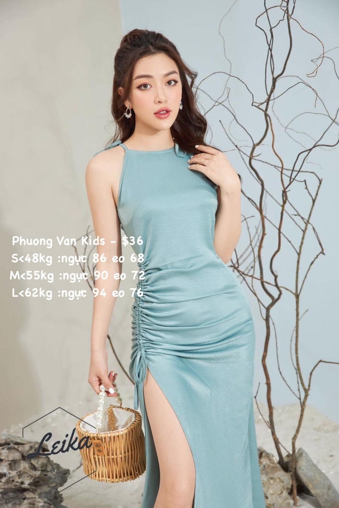 Đầm chữ a thời trang Eden rút eo  D503  EDS  Thời Trang Eden