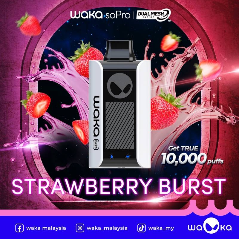 WAKA soPro Dual Mesh PA10000 Empowered By RELX Puffs Disposable Vape | Vape Pod 1 lần có sạc