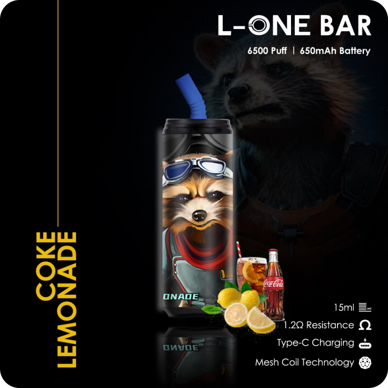 L-ONE BAR 6500 puffs 13 vị | 3%-5% | 15ml | 650mAh | USB Type C | Disposable Vape | vapeland.vn