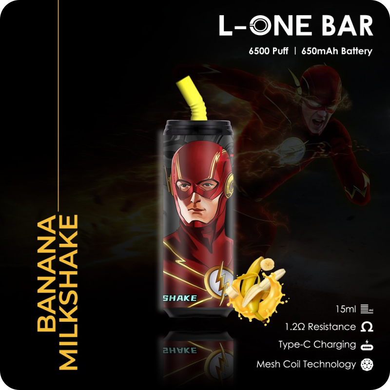 L-ONE BAR 6500 puffs 13 vị | 3%-5% | 15ml | 650mAh | USB Type C | Disposable Vape | vapeland.vn