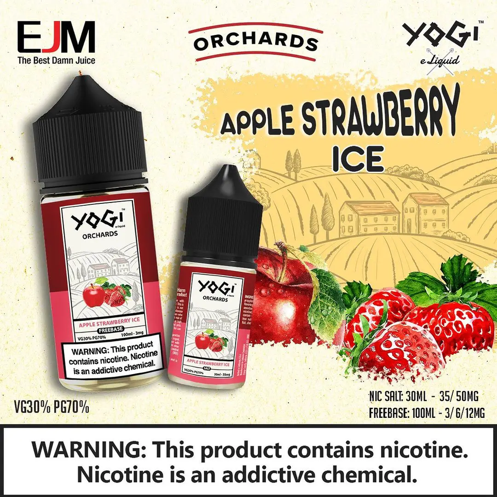 YOGI Orchards 100ml Freebase Ejuice