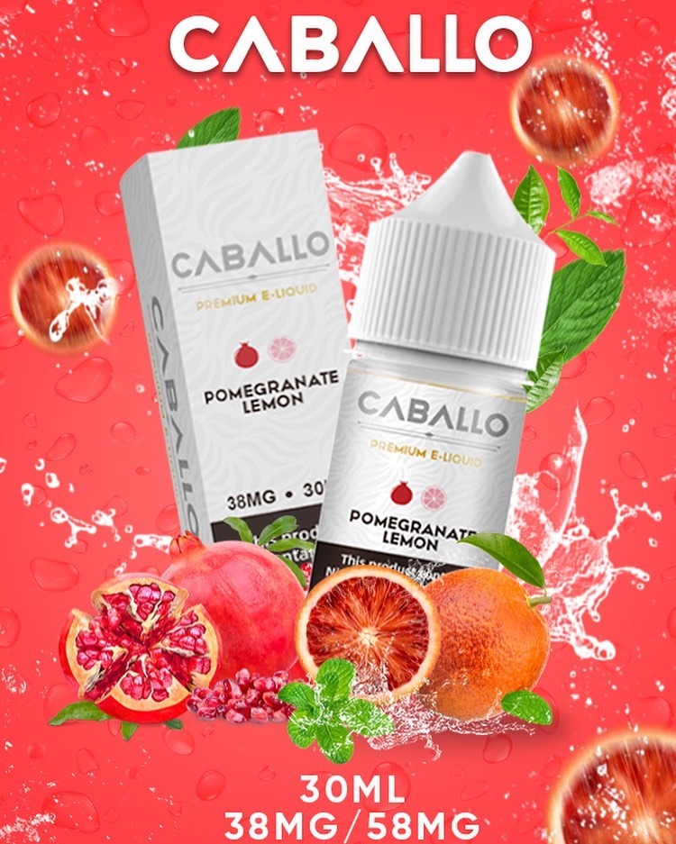 CABALLO Ejuice Saltnic | Pomegranate Lemon - Lựu Chanh