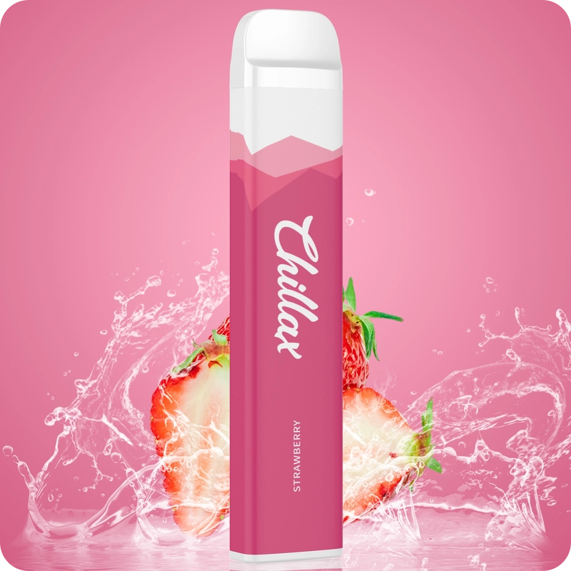 Chillax Pod Strawberry (Dâu) 1500 hơi Disposable Vape / 5ml / 5% (50mg) / 700mAh