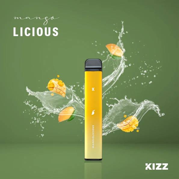 KIZZ Disposable 2500 puffs 16 vị | 2%-3%-5% | 8ml | Mesh coil | 650mAh | USB Type C | vapeland.vn