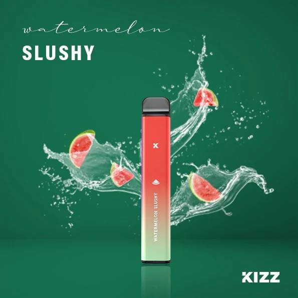KIZZ Disposable 2500 puffs Watermelon (Dưa hấu) | 2%-3%-5% | 8ml | Mesh coil | 650mAh | USB Type C | vapeland.vn