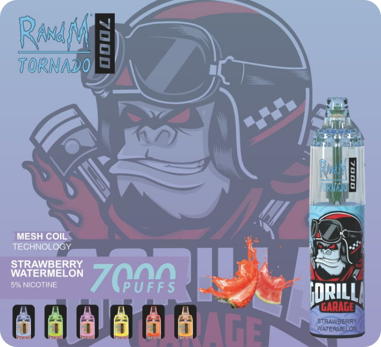 RandM Tornado 7000 puffs 27 vị 5% (50mg) | AirFlow Control Disposable Vape | Chính Hãng