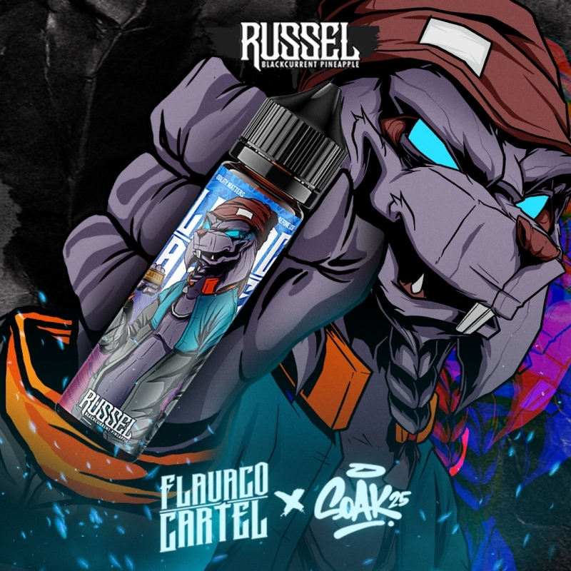 Flavaco Cartel Russel the Wise Ejuice - Lý đen dứa lạnh