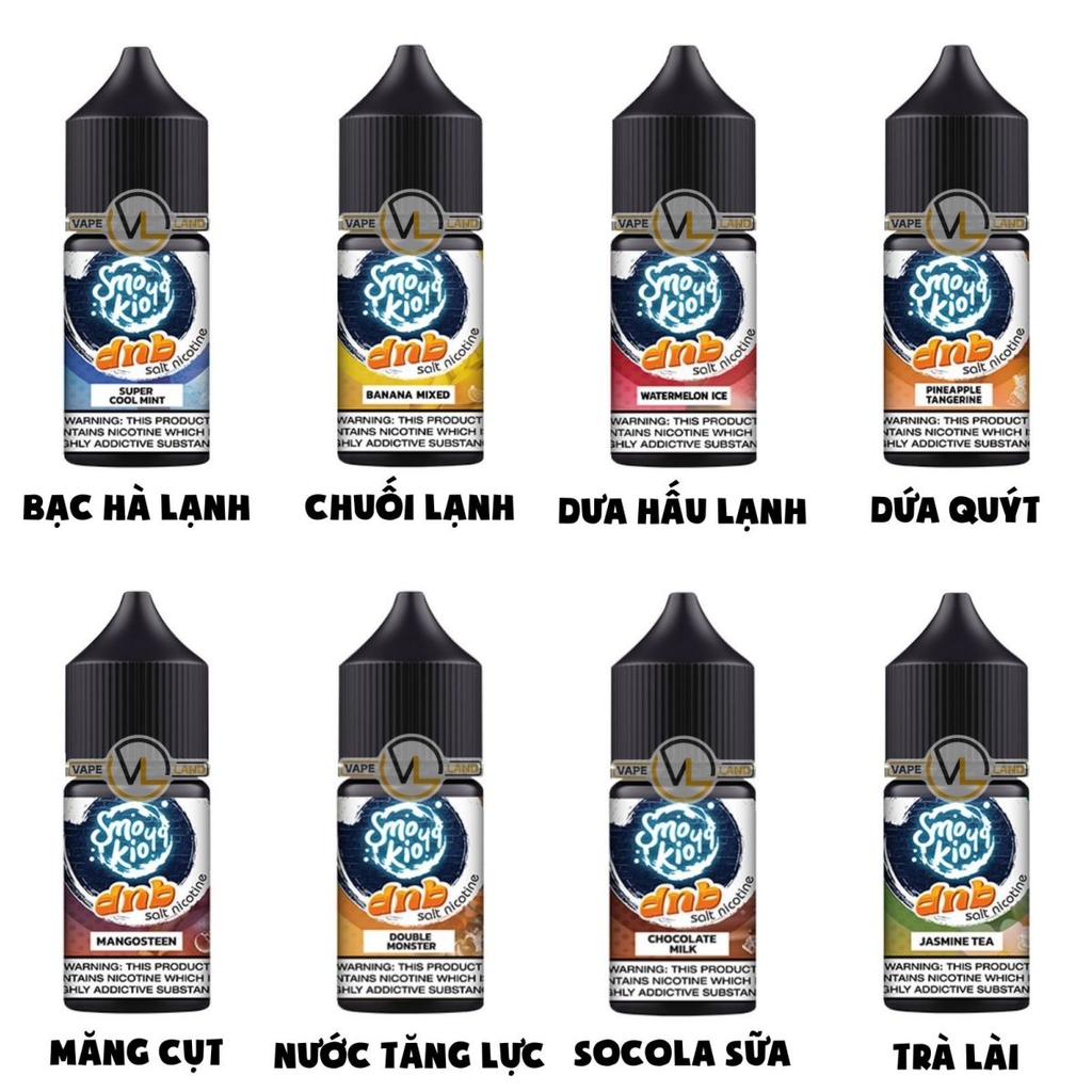 Smokio 49 DNB Salt Nic Ejuice 30ml | Tinh dầu Vape Pod Mỹ