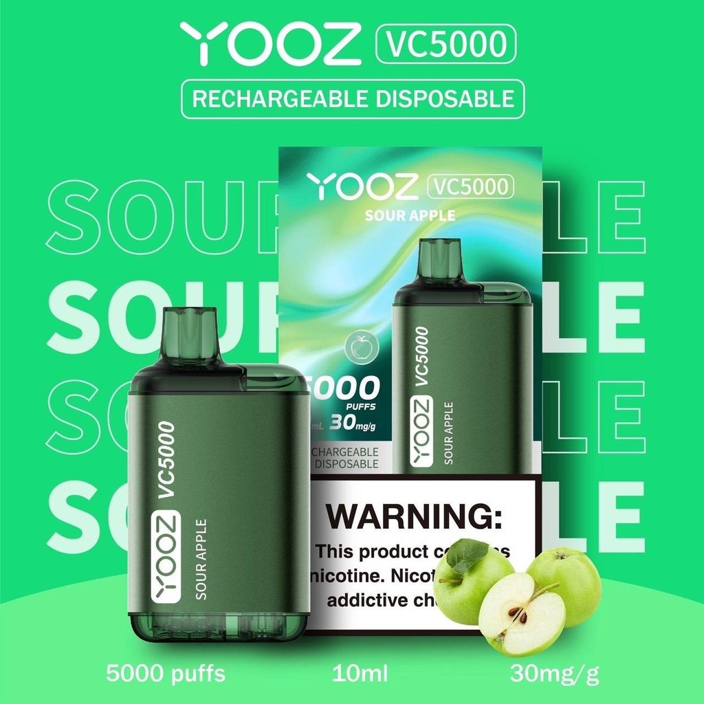 YOOZ VC 5000 puffs Disposable Vape | vapeland.vn