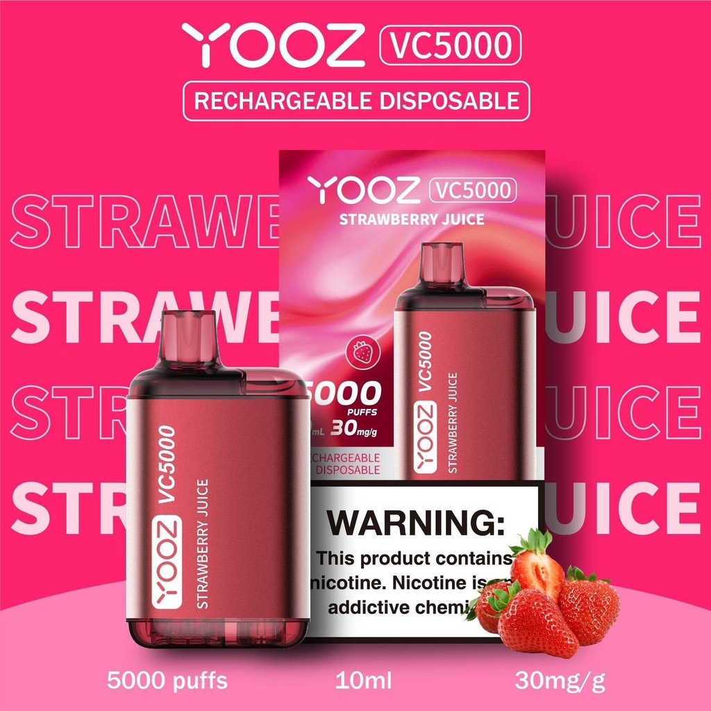 YOOZ VC 5000 puffs Disposable Vape | vapeland.vn