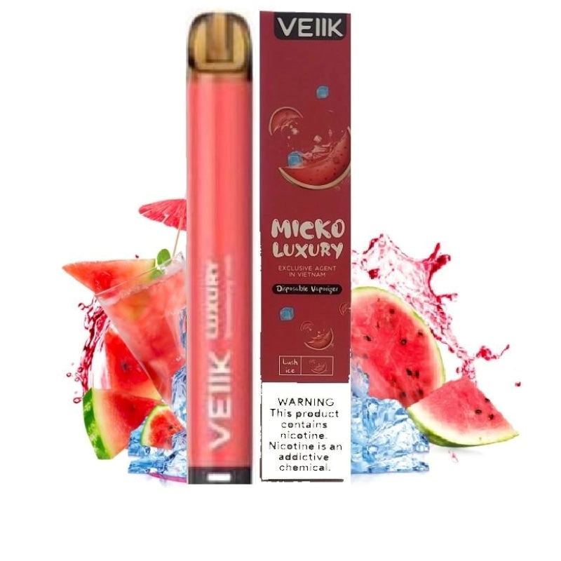 VEIIK Micko Luxury Pod 18 vị 900 hơi Disposable Vape / 2.8ml / 3.5% (35mg) / 500mAh / Mesh Coil