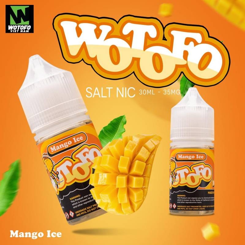 Wotofo Ejuice Salt Nicotine | Mango Ice - Xoài Lạnh