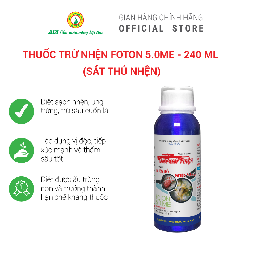 Thuốc trừ nhện Foton 5.0ME