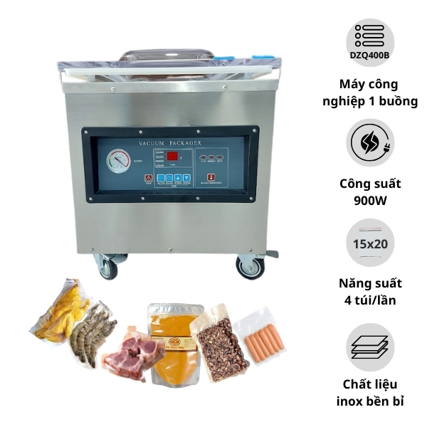 Máy Hút Chân Không Công Nghiệp DZQ400B [Giá Tốt]