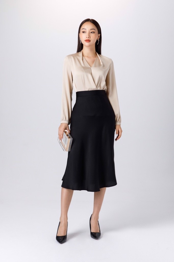 Áo sơ mi Sky Silk Top
