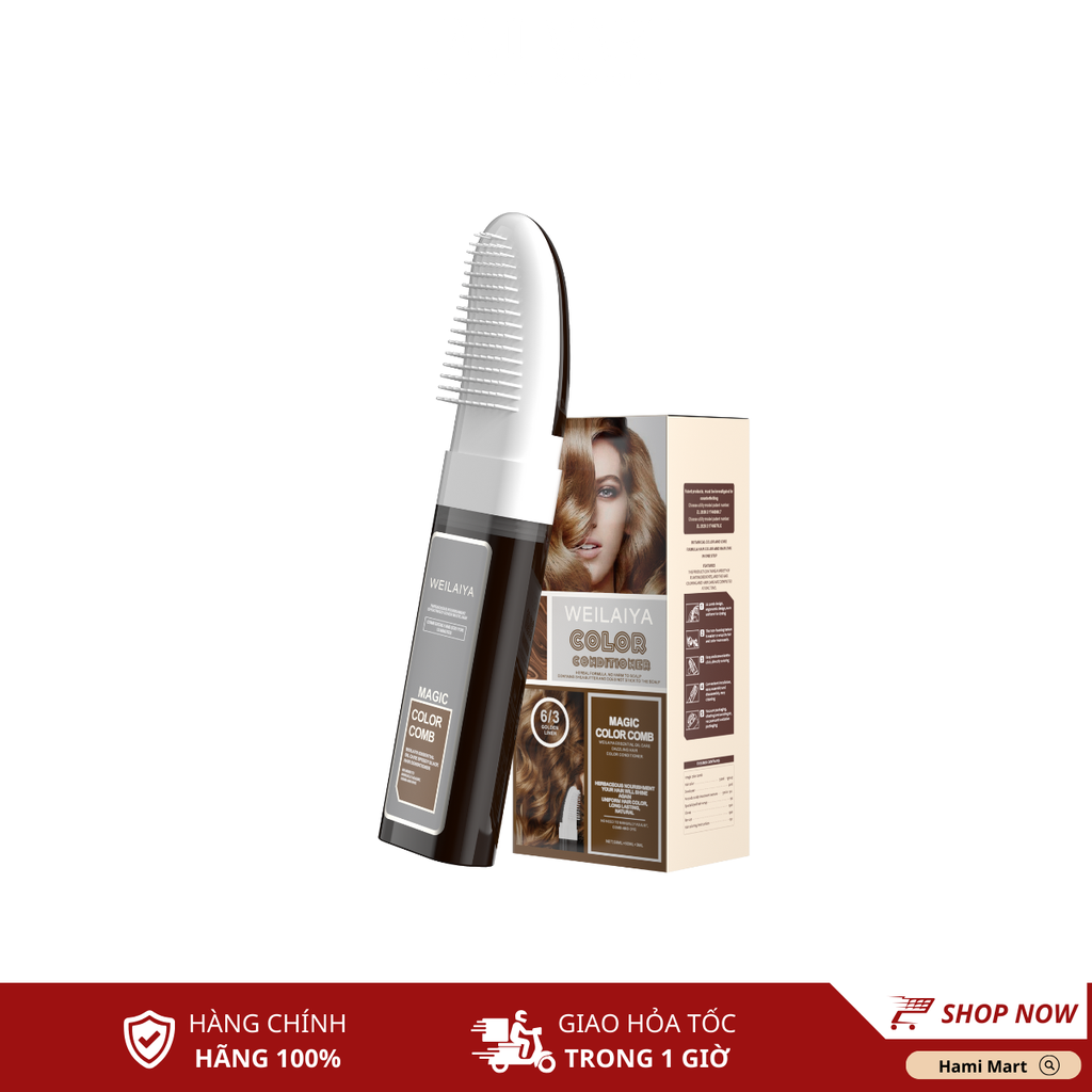 Dầu Gội Phủ Bạc Dưỡng Tóc Weilaiya 100ML 3 Màu
