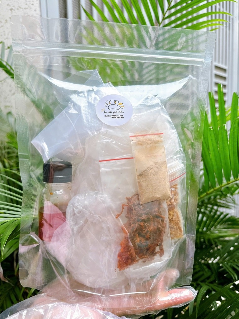 Bánh Tráng Trộn Sa Tế Muối Sặc (kèm bao tay)