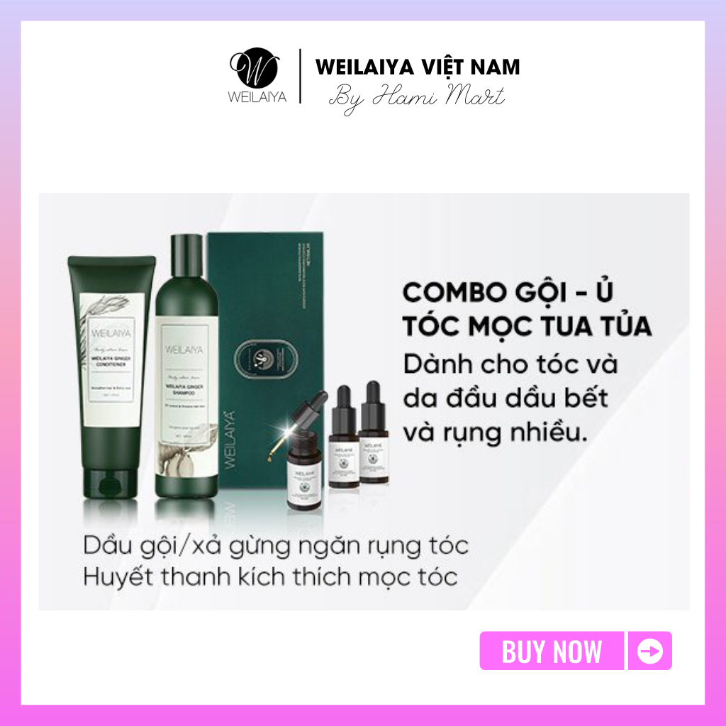 Trọn Bộ Chăm Tóc Tóc Weilaiya Dành Cho Da Đầu Dầu, Bết - Combo Cơ Bản