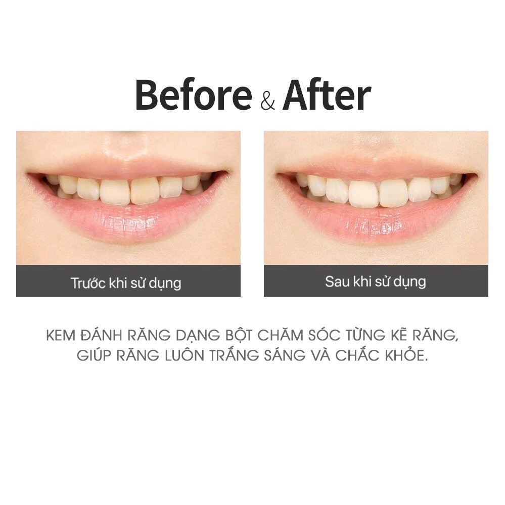 Bột Đánh Trắng Răng Giảm Hôi Miệng Bring Tooth Powder So Natural Hàn Quốc