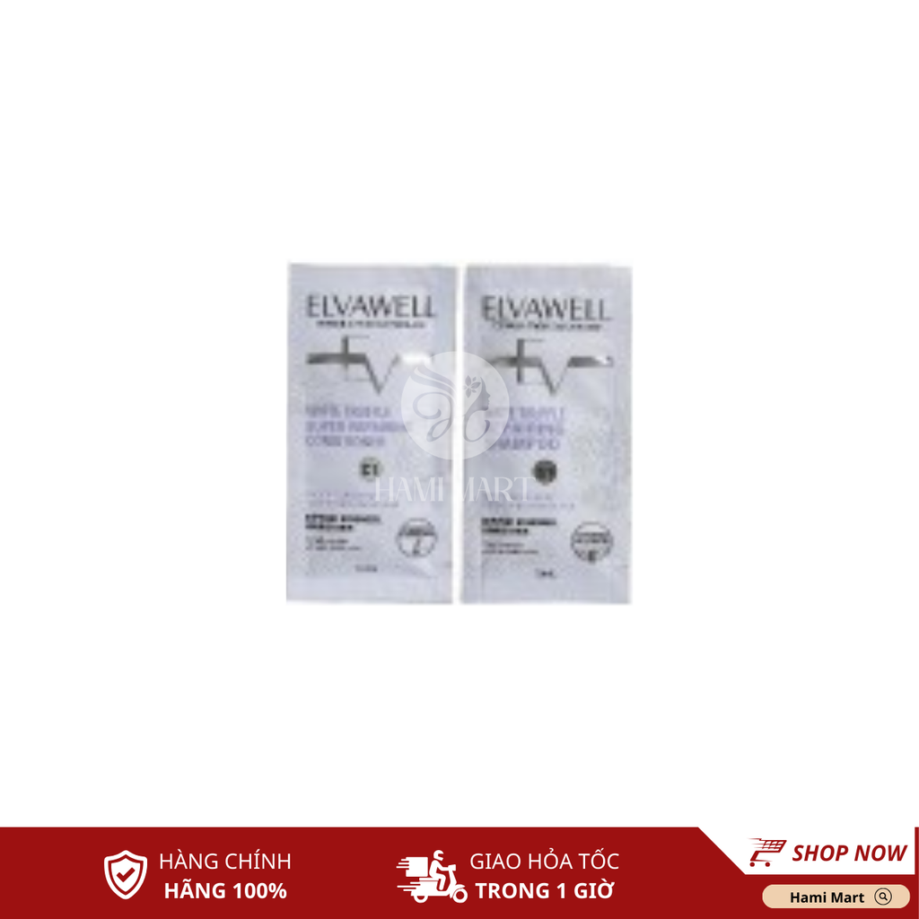 [Mini Dùng Thử ] Dầu Gội Xả ELVAWELL 10g/gói