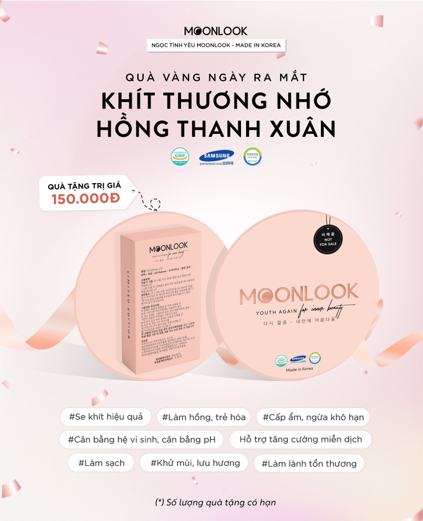 [Xả Kho Lỗ] Viên Đặt Se Khít MoonLook - Ngọc Tình Yêu