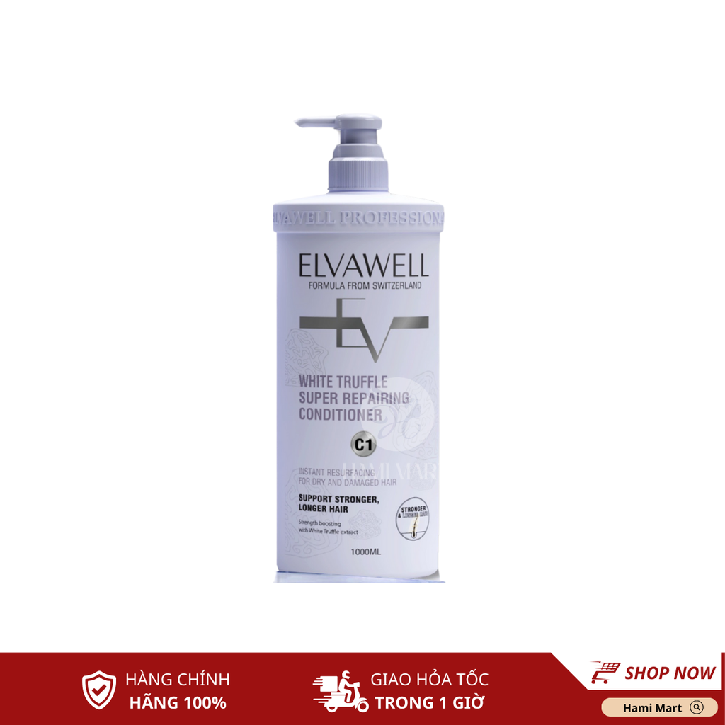 [C1-Tím] Dầu Xả Phục Hồi Hư Tổn Siêu Suôn Mượt Elvawell