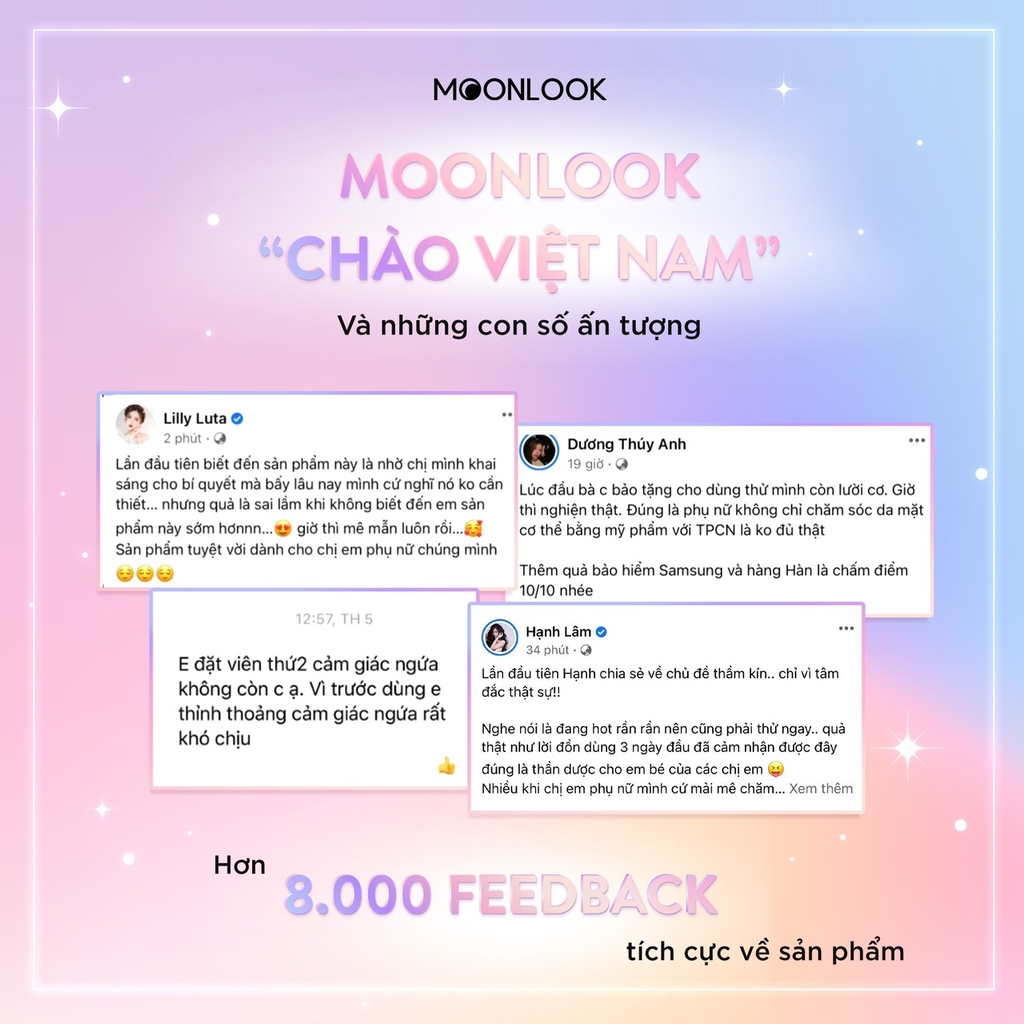[Xả Kho Lỗ] Viên Đặt Se Khít MoonLook - Ngọc Tình Yêu