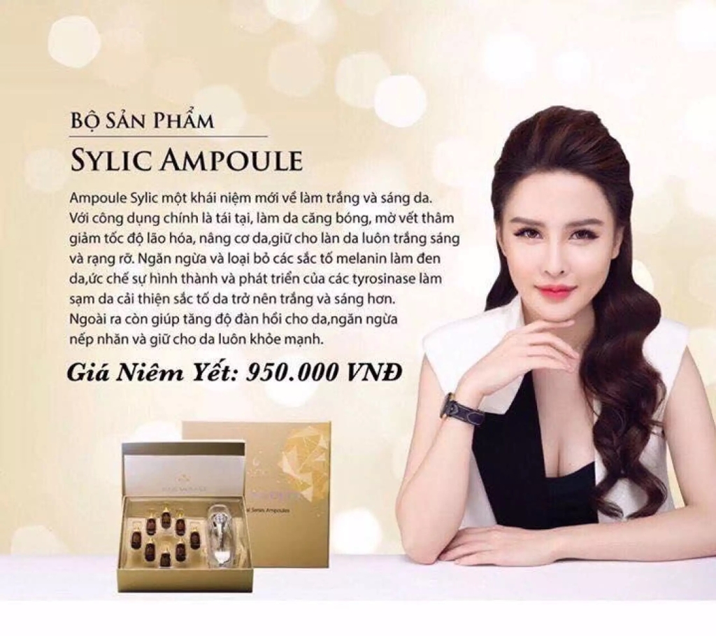 Bộ Lăn Kim Tinh Chất Tế Bào Gốc Sylic Ampoule Professional Hàn Quốc