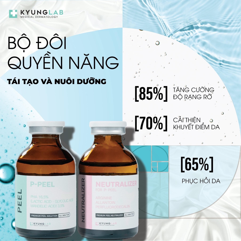 Bộ đôi peel da tại nhà [P-PEEL + NEUTRALIZER] Kyunglab