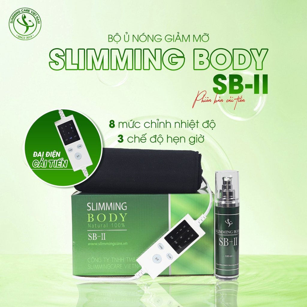 Combo Bộ Ủ Nóng Cải Tiến + Kem Tan Mỡ Slimming Day Collagen 200g (Tặng Đai Dán)