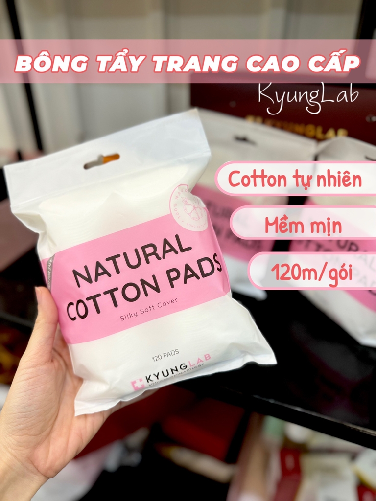 Bông Tẩy Trang Cotton Pad Kyunglab Gói 120 Miếng