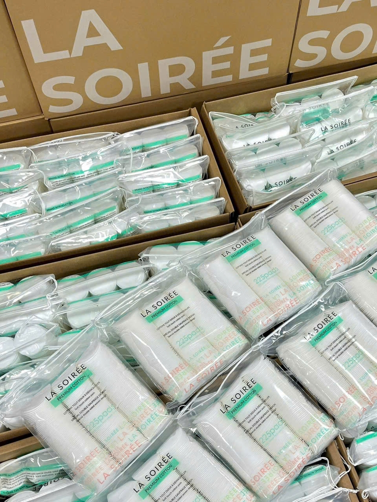 Bông Tẩy Trang La Soiree (miếng tròn)