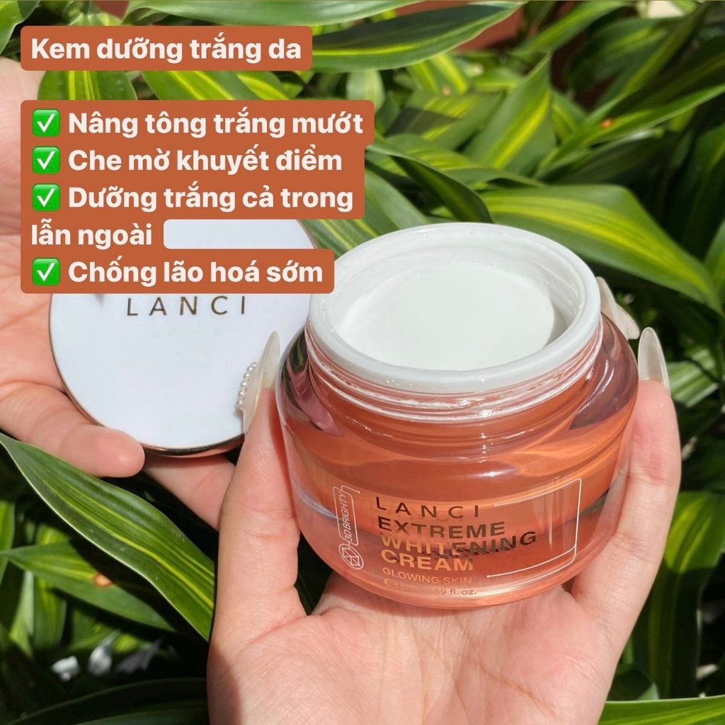 Kem Dưỡng Trắng Da LANCI Extreme Whitening Cream 3D Brighty 50ml (Mẫu mới)